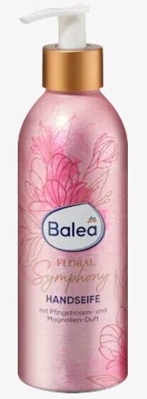 Balea roku ziepes Floral Symphony ar peoniju un magnoliju smaržu, 300 ml